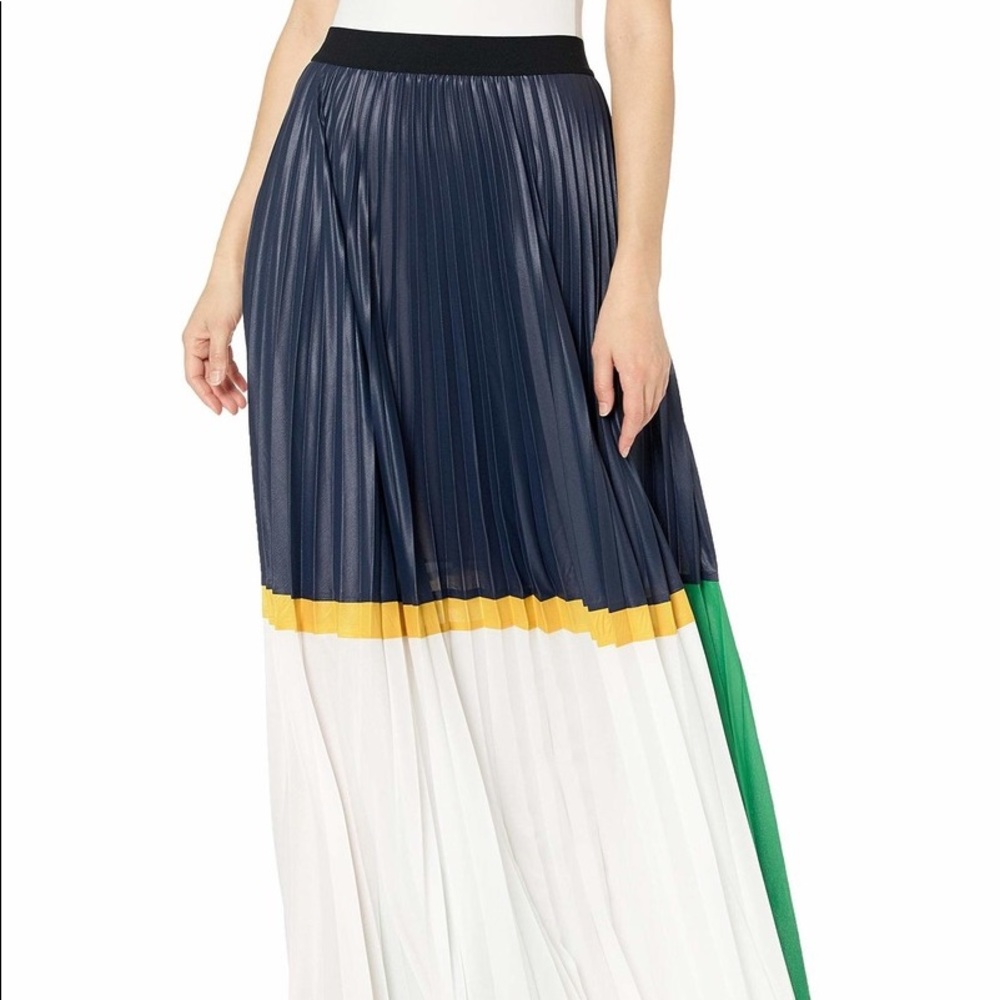 BCBG Color Block Maxi Skirt